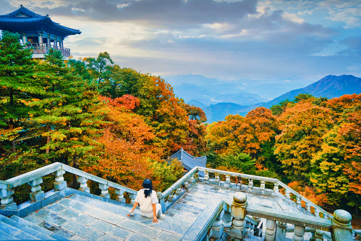 대둔산도립공원 태고사 절경