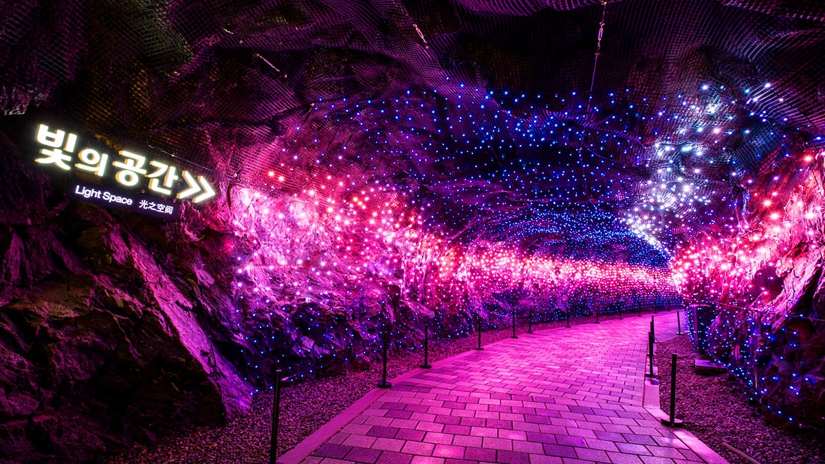 광명동굴 빛의 공간 