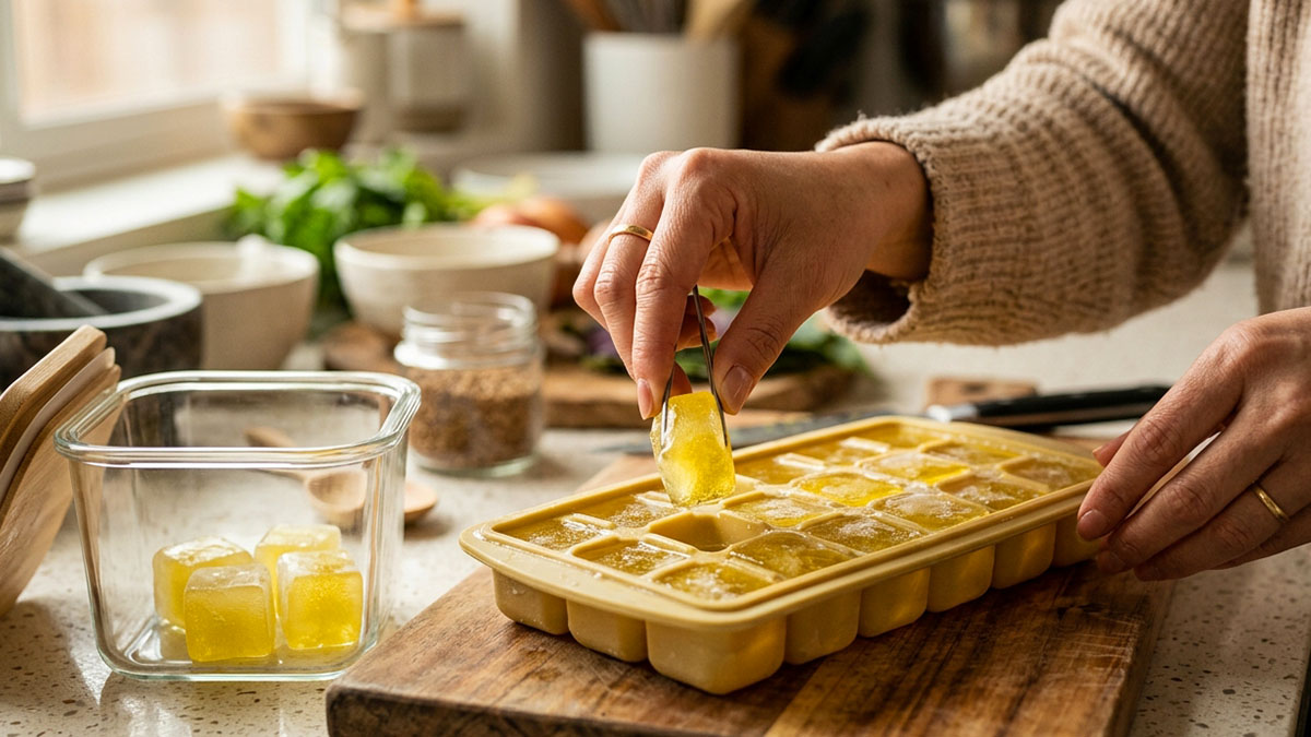 들기름 소분하기