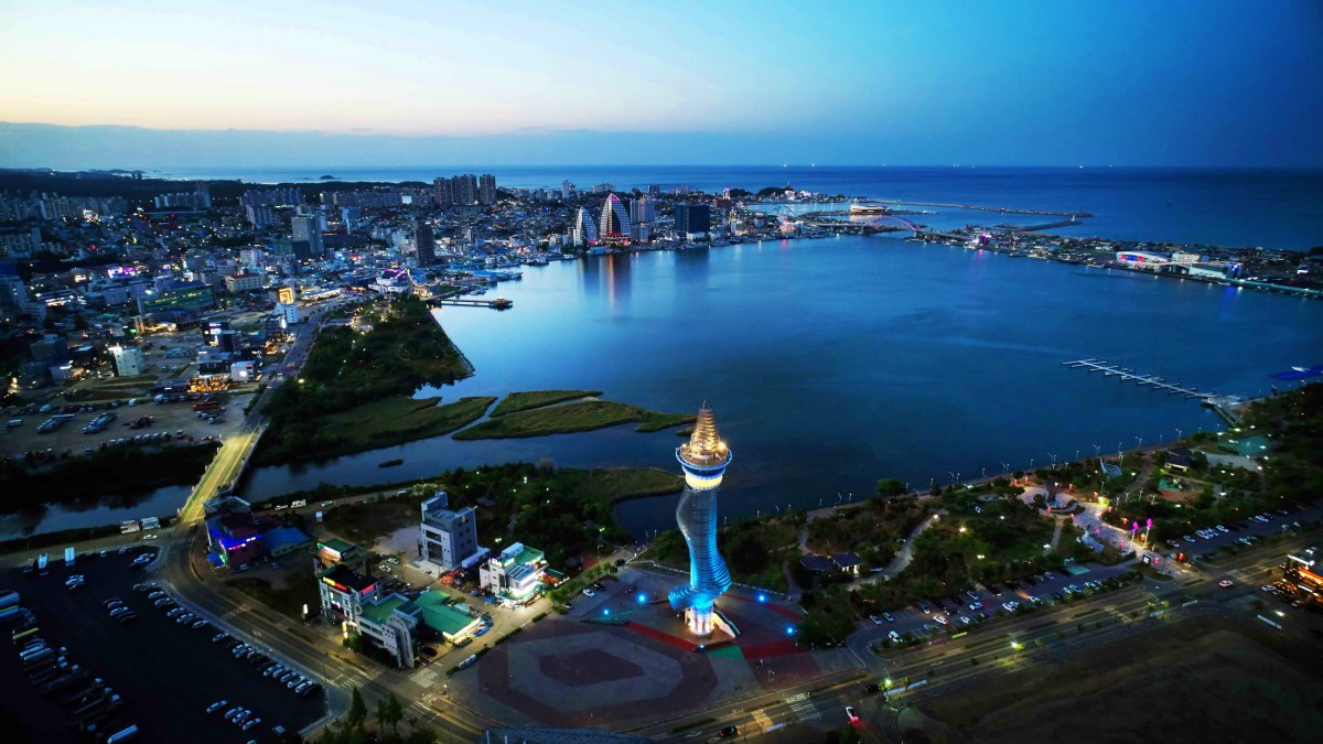 속초 청초호 야경