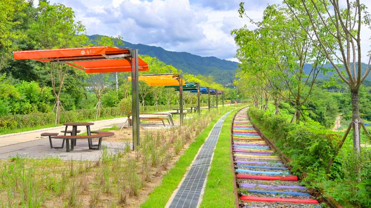 치악산 바람길숲 철교