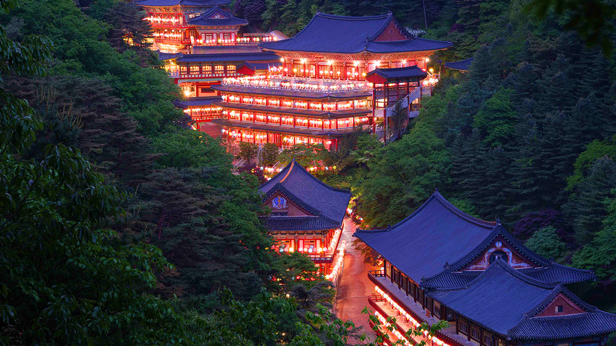 구인사 야경
