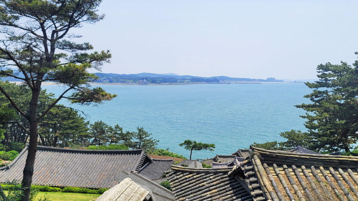 보령 상화원 앞 바다
