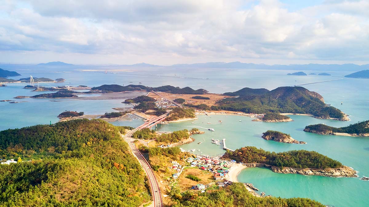 군산 선유도의 풍경