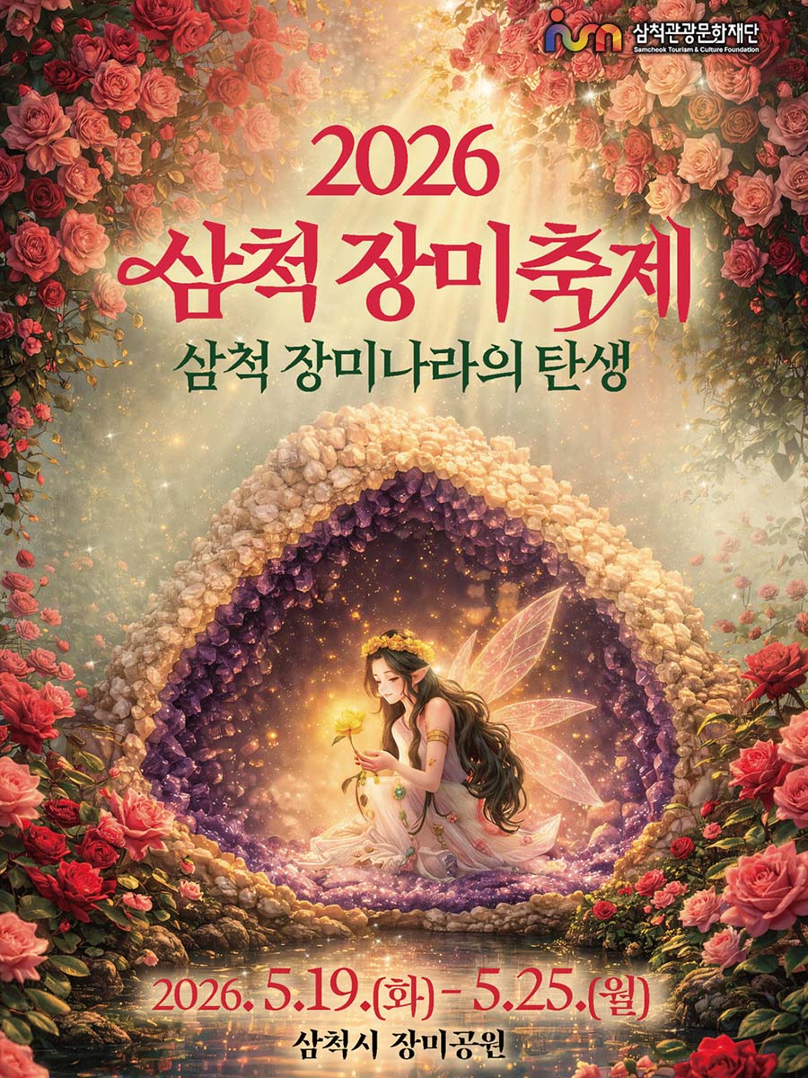 삼척 장미축제 포스터