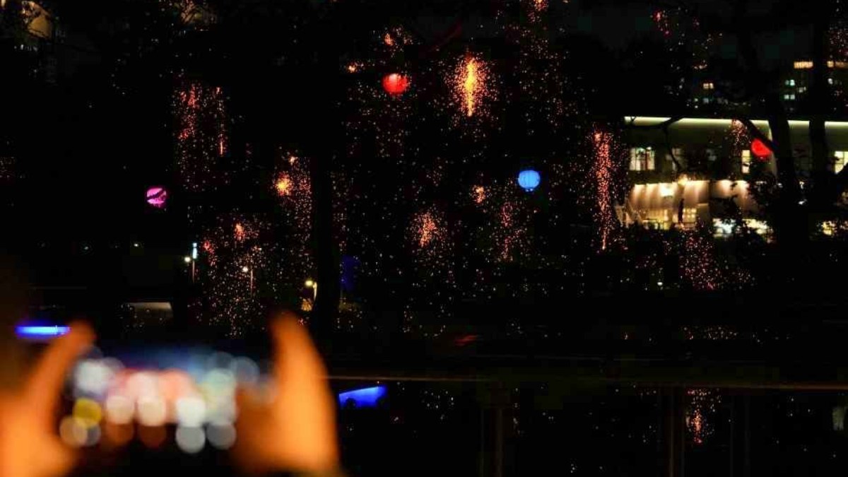 세종낙화축제 모습