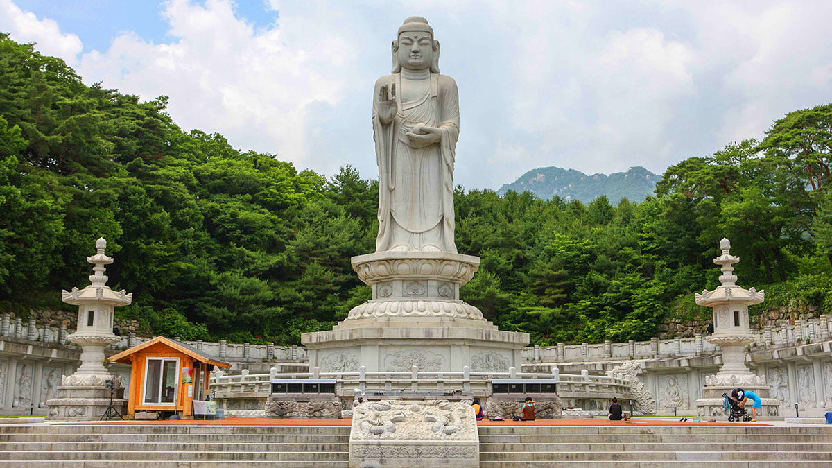 동화사 통일약사여래대불