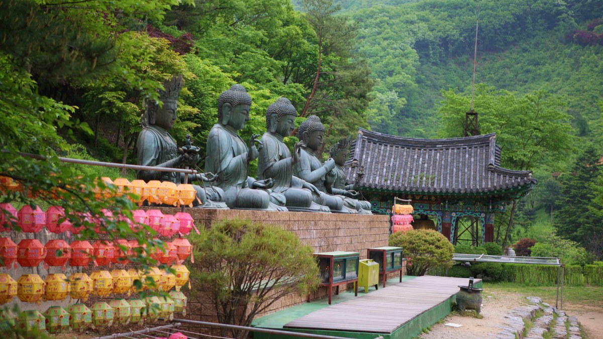 용인 와우정사 풍경
