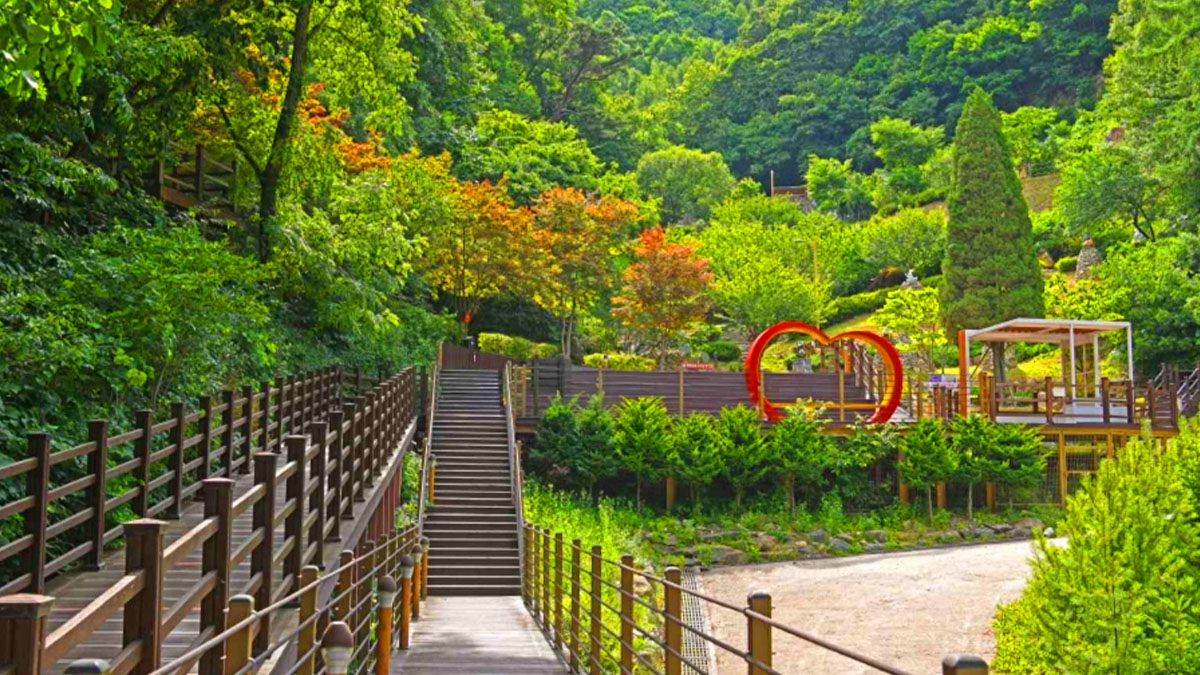 좌구산 명상구름다리 트레킹