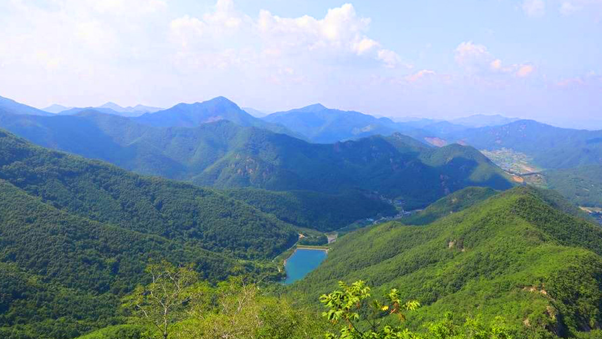 구봉산에서 보는 조망