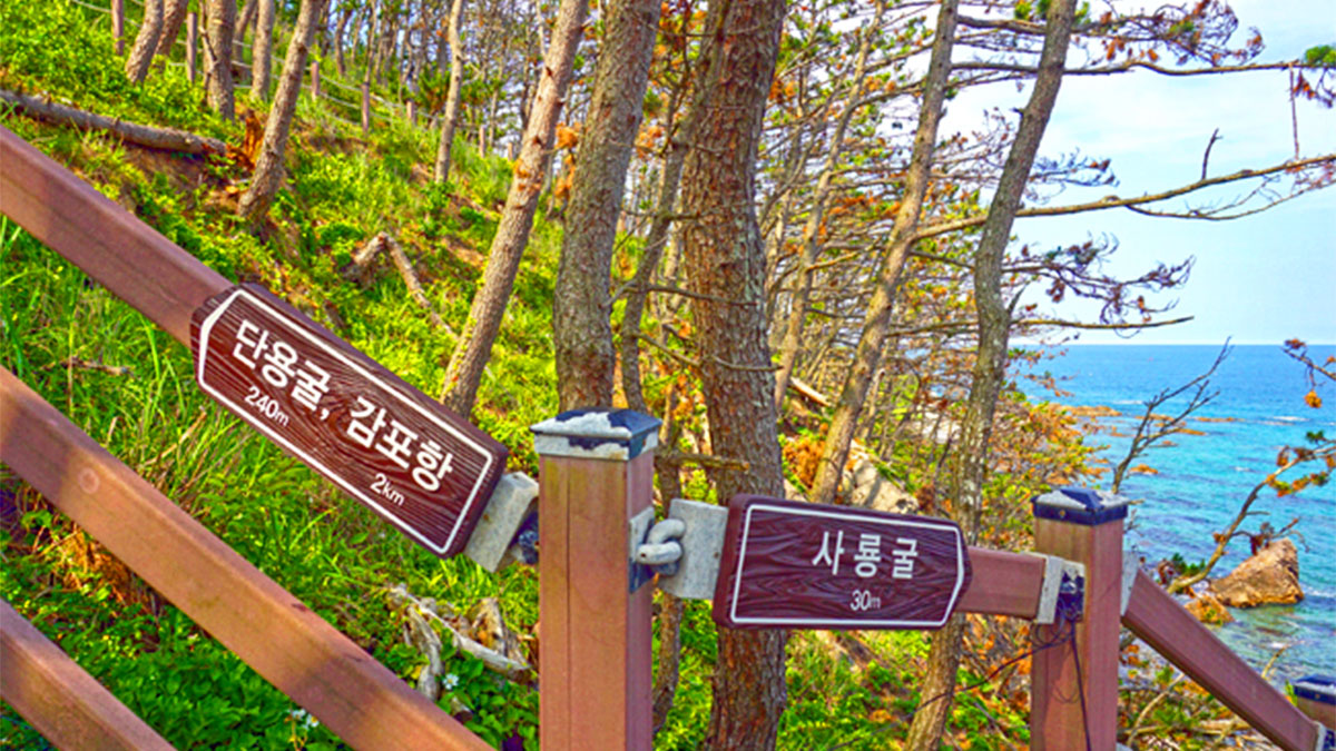 데크길 이정표
