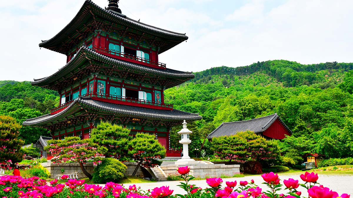 보탑사 전경