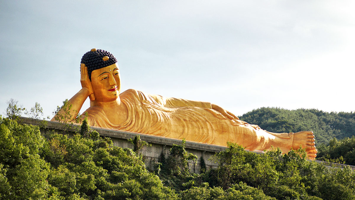 황금와불