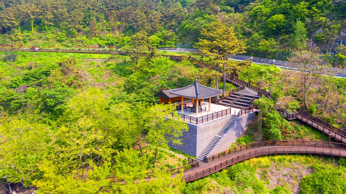 백수해안도로 산책로