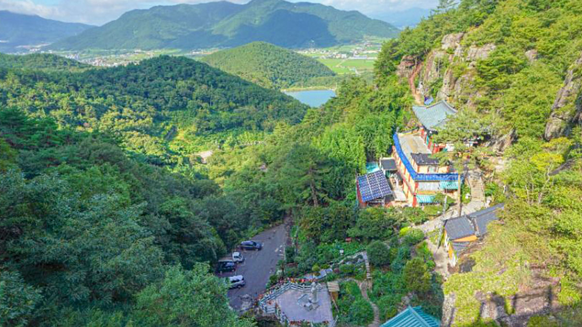 구절산 항공뷰