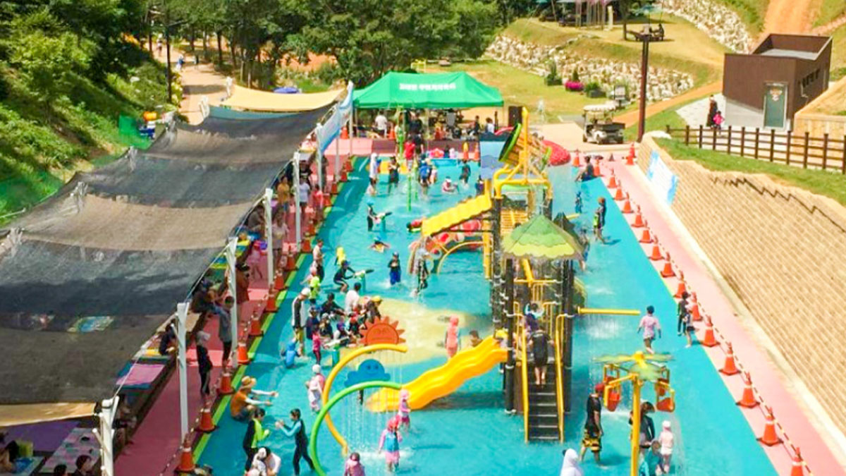 삼선산수목원 물놀이장