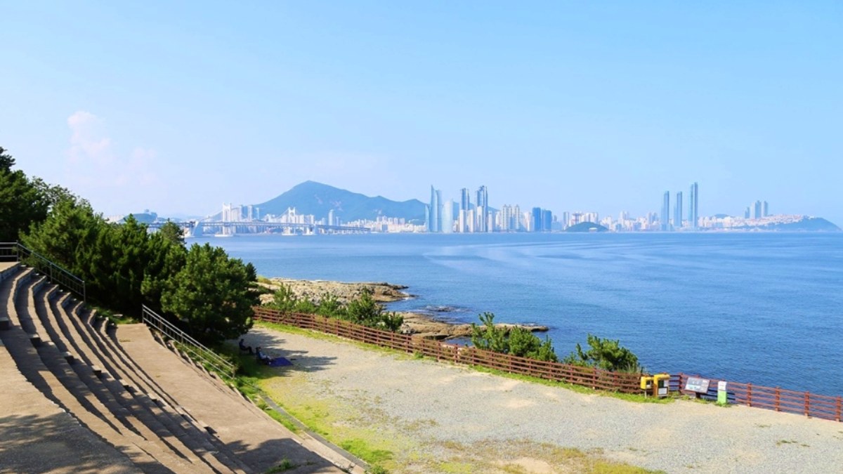 이기대 해안산책로 구간 일부 풍경