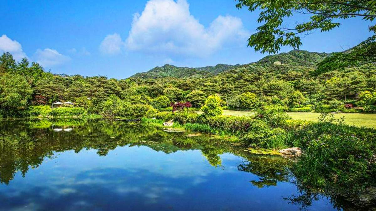 아담원 호수 풍경 / 사진=한국관광콘텐츠랩