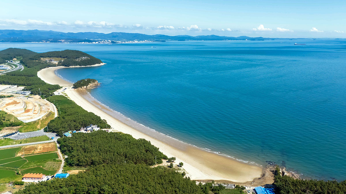 원산도 해변