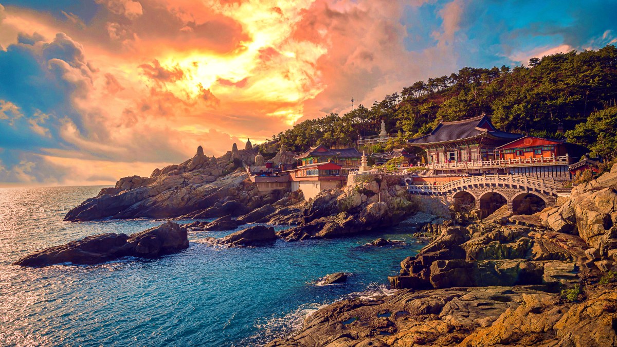 해동용궁사 일몰 풍경 / 사진=게티이미지뱅크