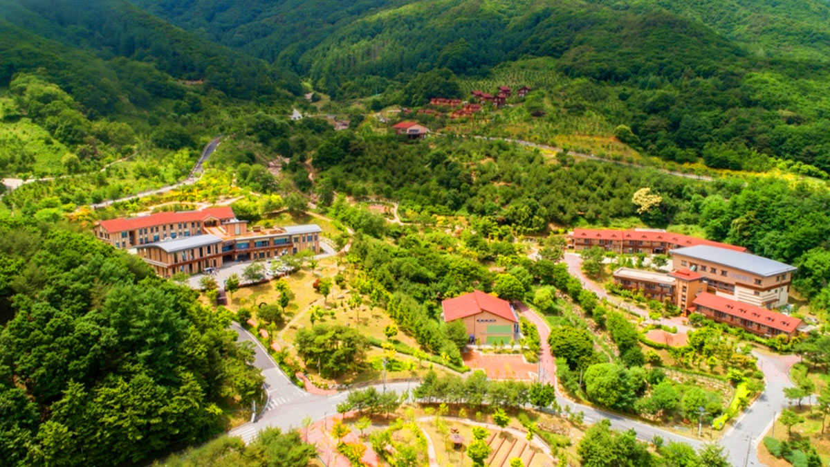 영주국립산림치유원 전경