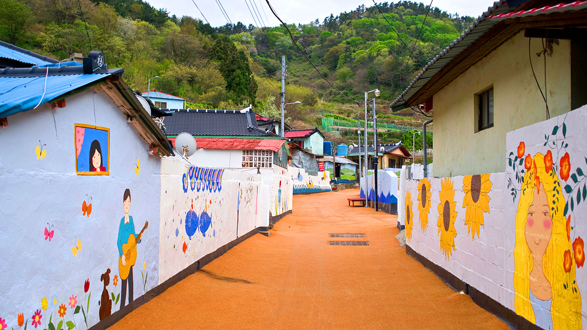 수우도 마을벽화