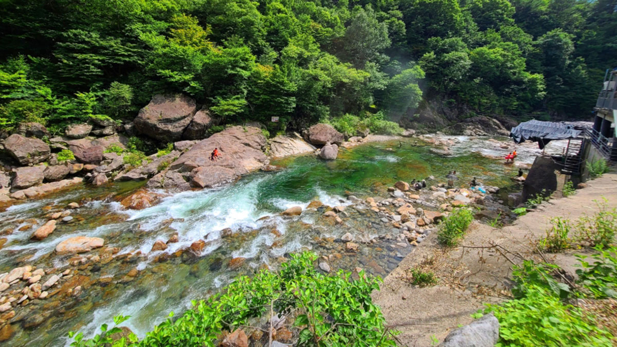 세이암계곡 전경