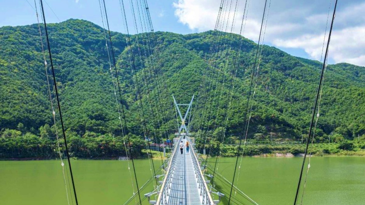 보현산댐 출렁다리 모습 / 사진=한국관광콘텐츠랩