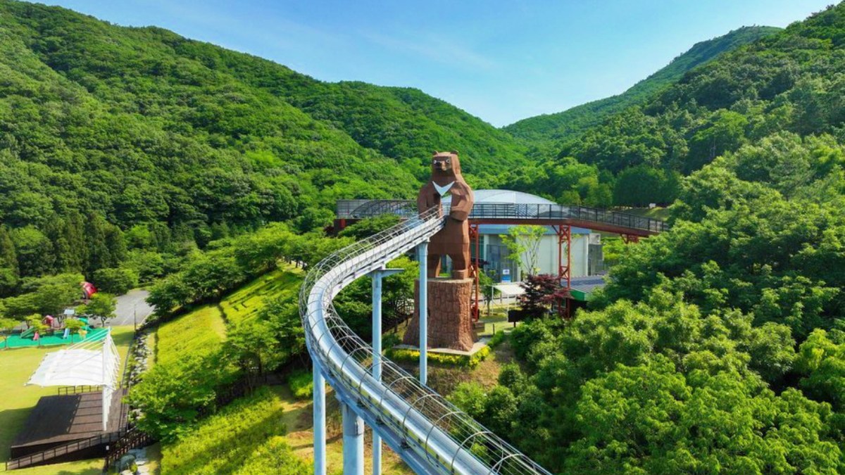 보성 제암산자연휴양림 곰썰매 / 사진=보성군