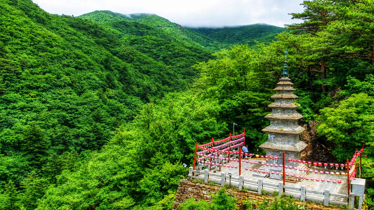 정암사 국보 수마노탑