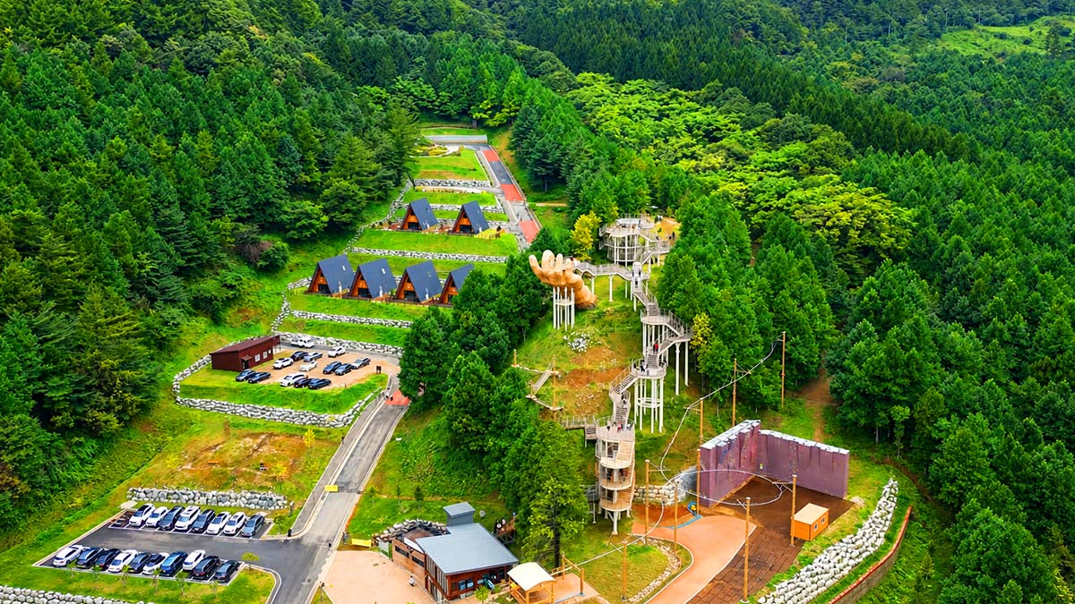 거창산림레포츠파크 전경