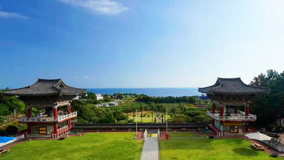 약천사 바다 전망