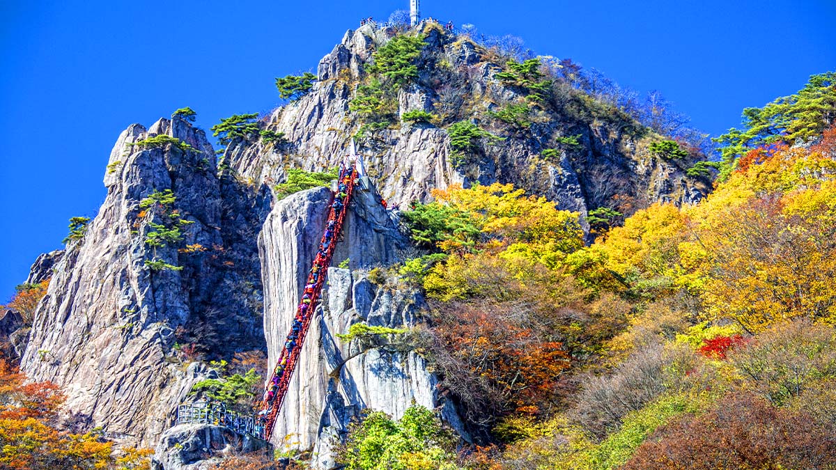 대둔산 삼선철계단