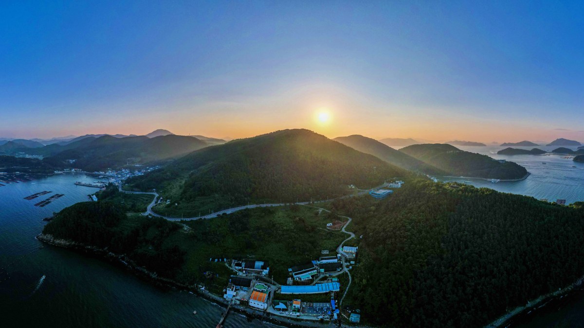 통영 미륵도 일몰 풍경 / 사진=한국관광공사 라이브스튜디오