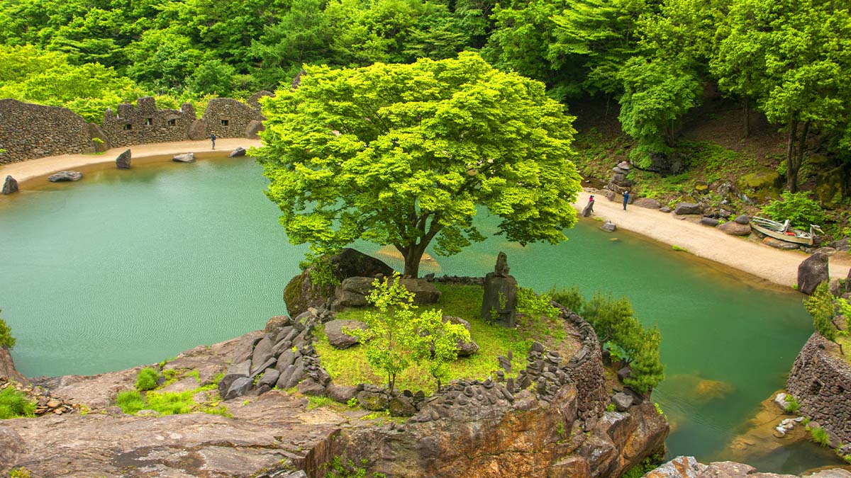 삼성궁 호수