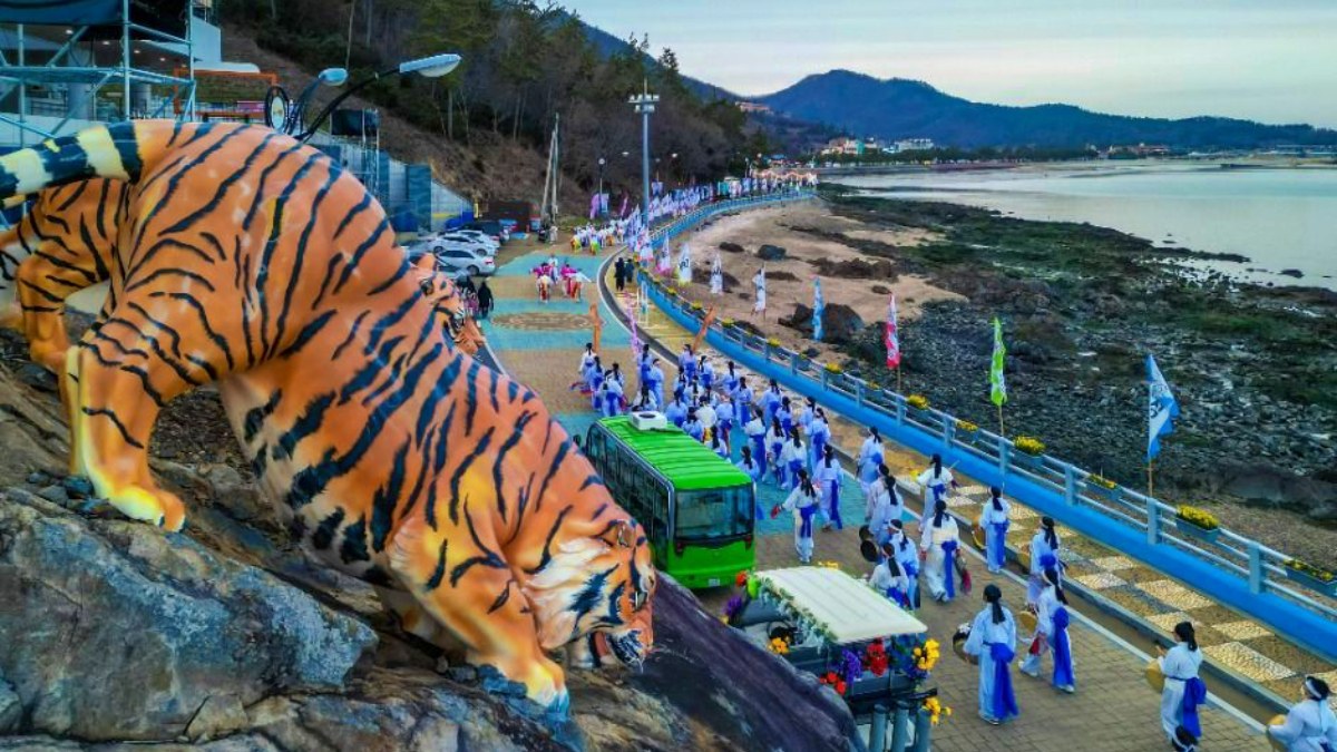 진도 신비의 바닷길 풍경 / 사진=한국관광콘텐츠랩