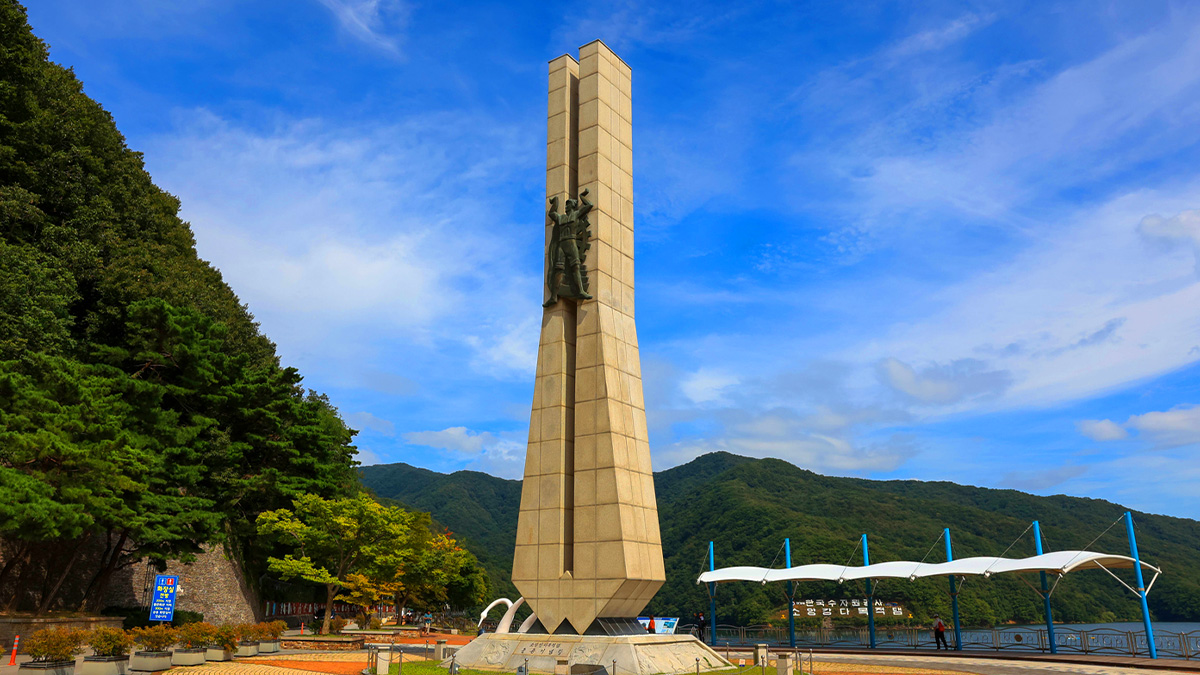 소양강댐 풍경
