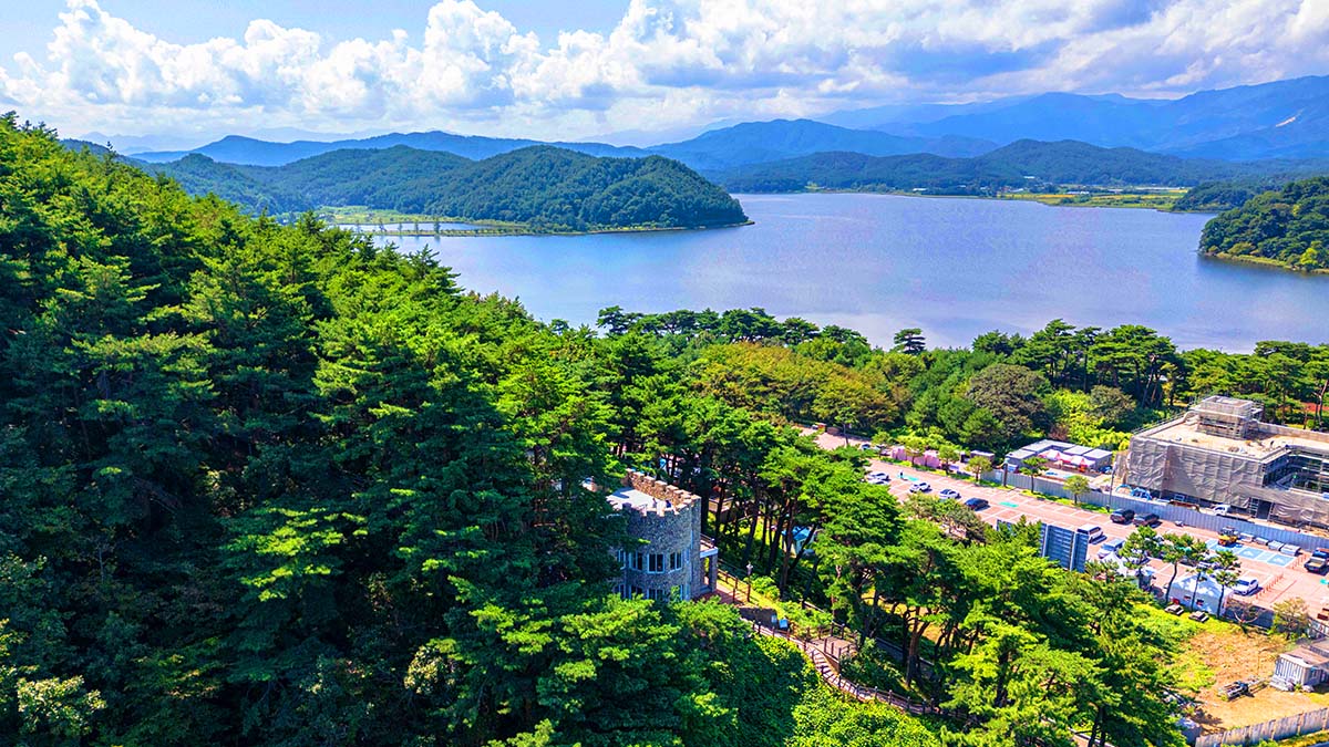 화진포 전경