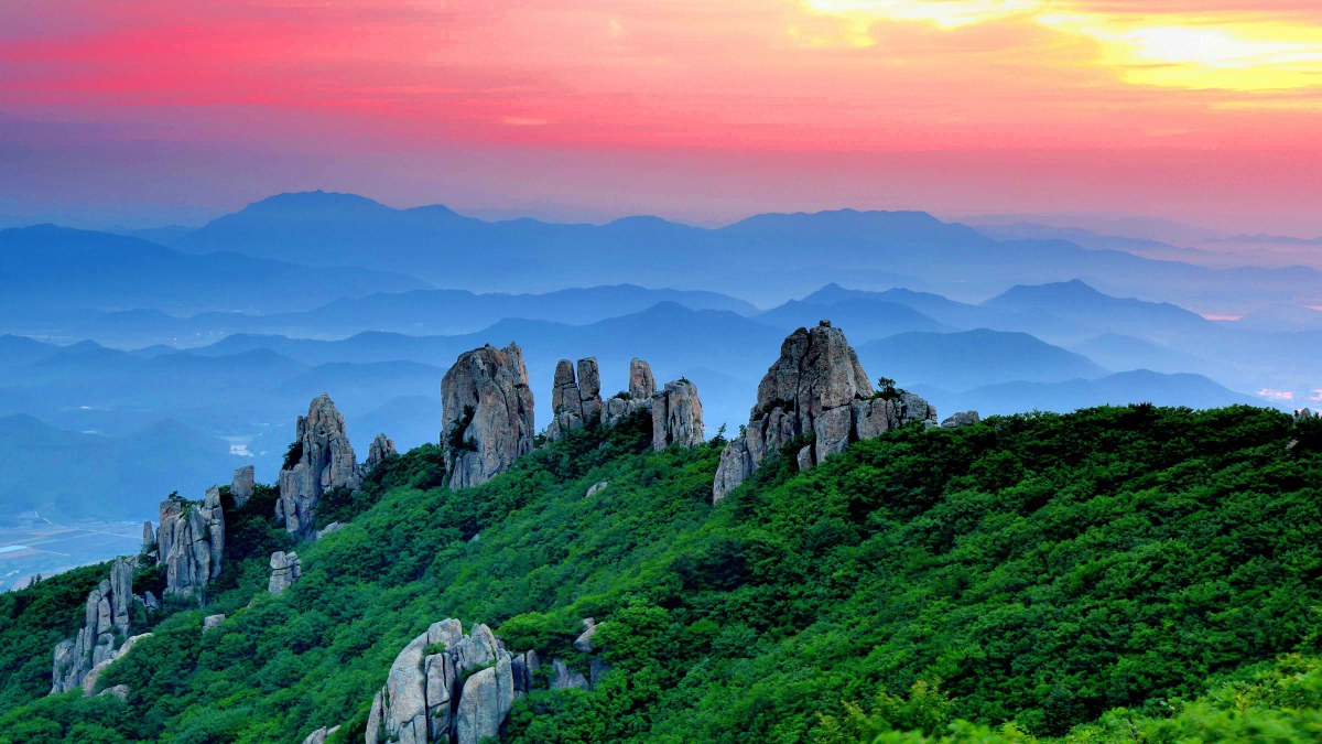 천관산도립공원 모습