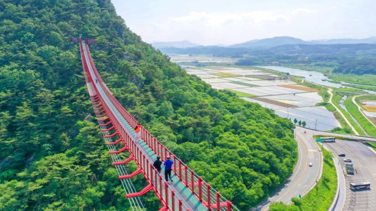채계산 출렁다리 모습 / 사진=전북문화관광