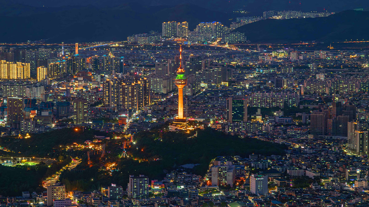 앞산전망대 야경