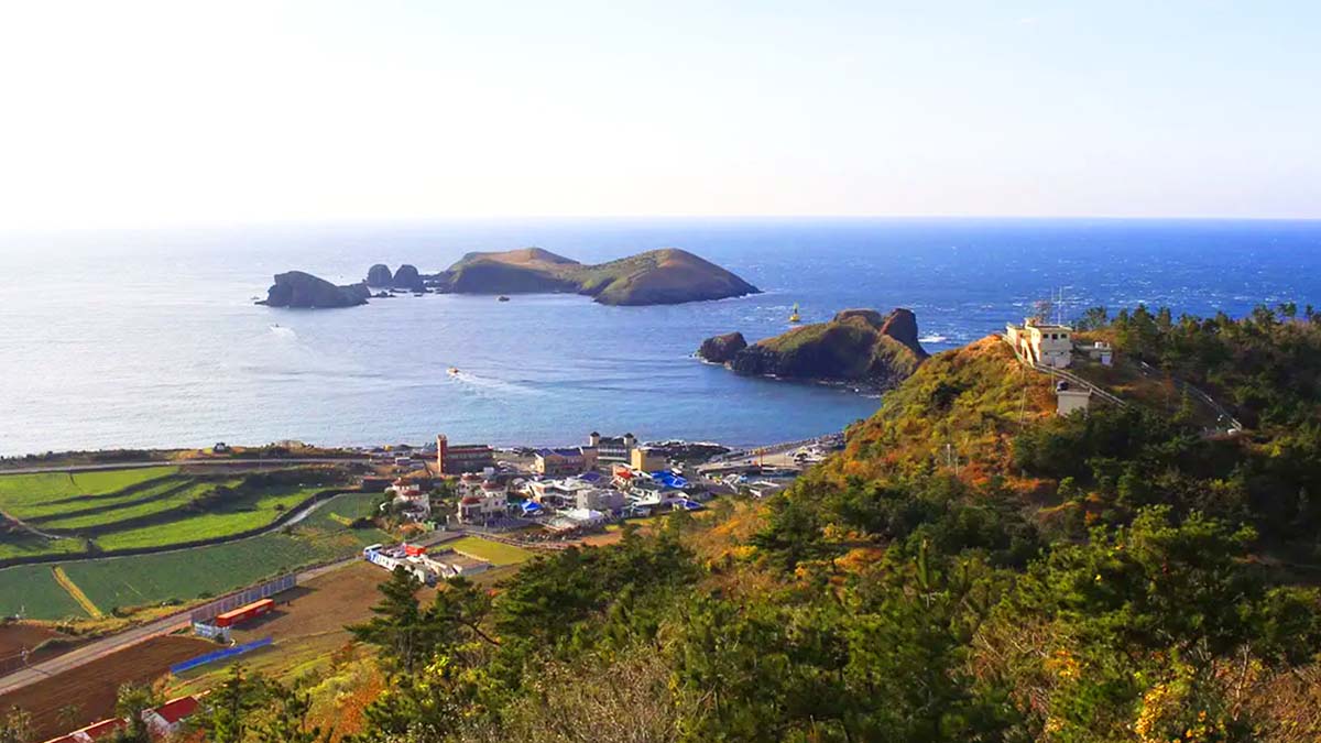 당산봉에서 보는 조망
