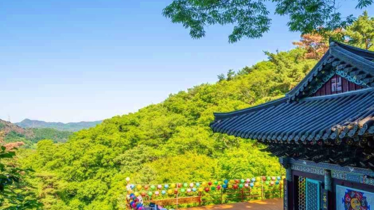 경주 골굴사에서 바라보는 풍경 / 사진=한국관광콘텐츠랩