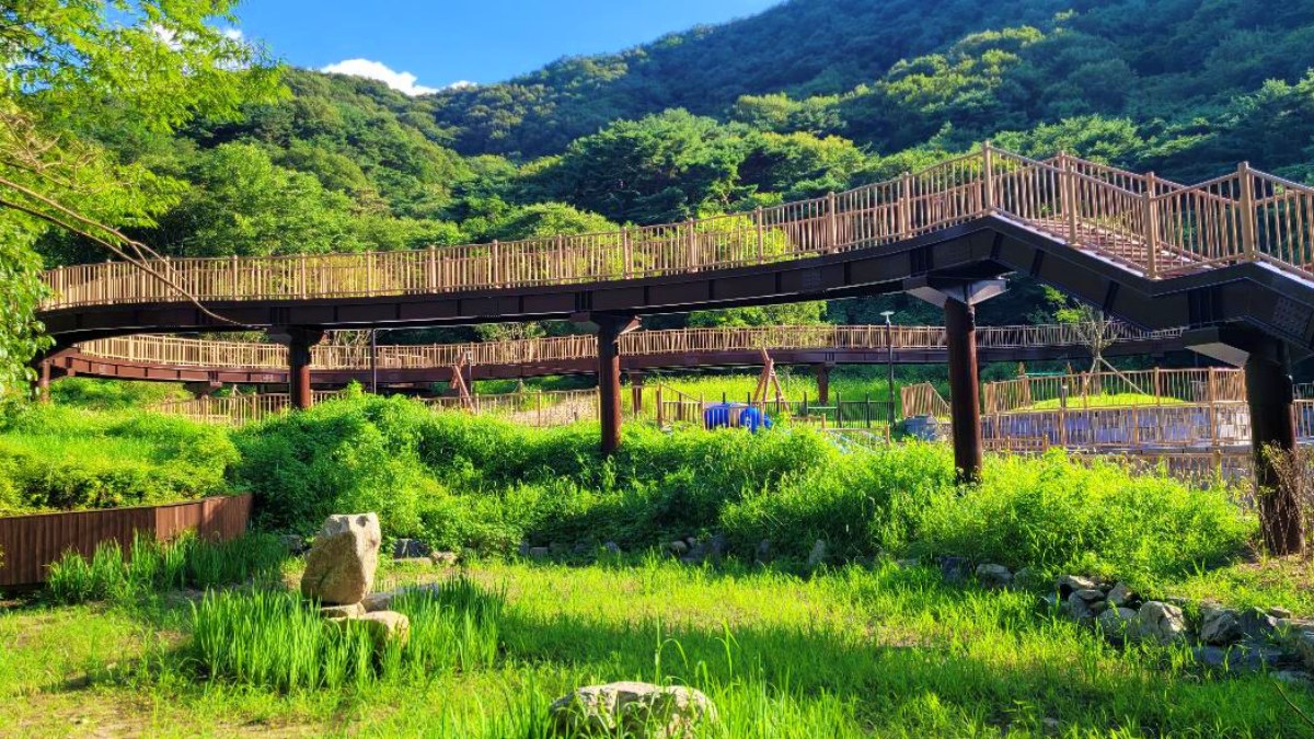 갑사마루 데크길 / 사진=충청남도청