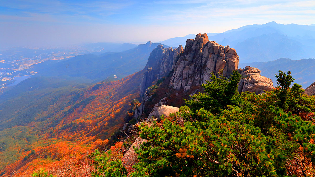 설악산 울산바위 단풍